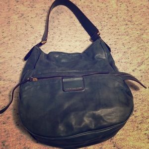 Teal leather Marc by Marc Jacobs Moto shoulder bag